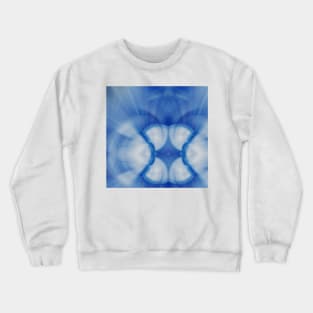 Beautiful, delicate blue motif, like for an angel Crewneck Sweatshirt